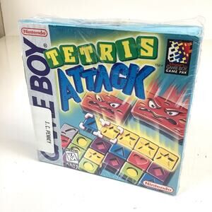 NEW SEALED Tetris Attack Nintendo Game Boy H-Seam w/JCPenney Sticker * READ